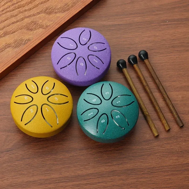 Rain Stick Percussion - 3 Inches 6 Tones Steel Tongue