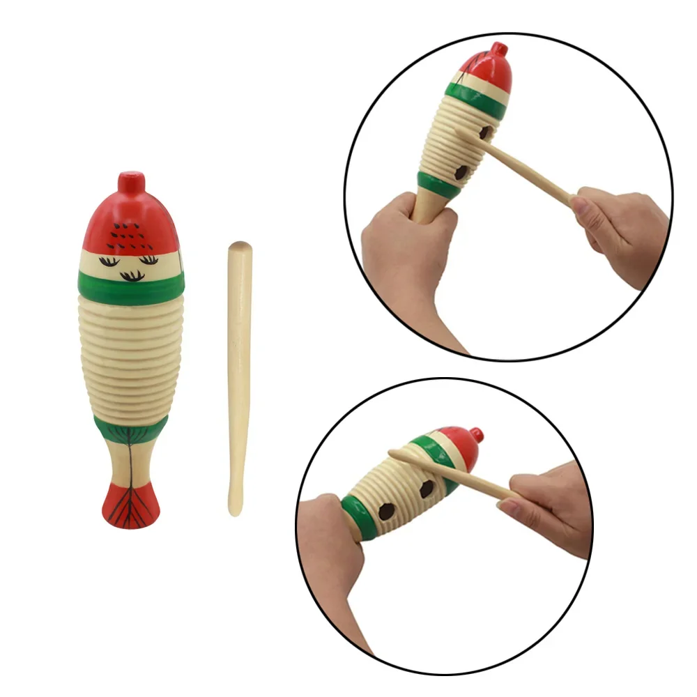 Musical Instrument Games - Wooden Fish Musical Orff Percussion Instrument