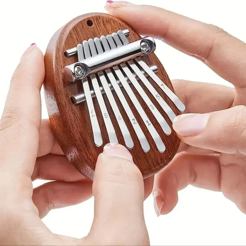Musical Instrument Marimba - 8 Key Mini Wood Kalimba High