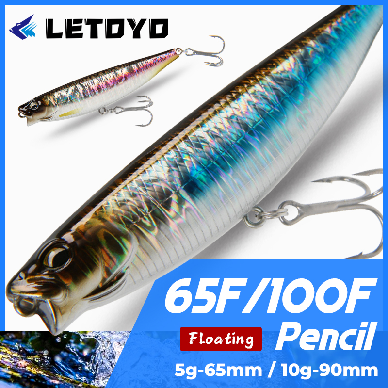 LETOYO 65mm 5g/90mm 10g Surfac - Rain Stick Percussion ulasan dan harga