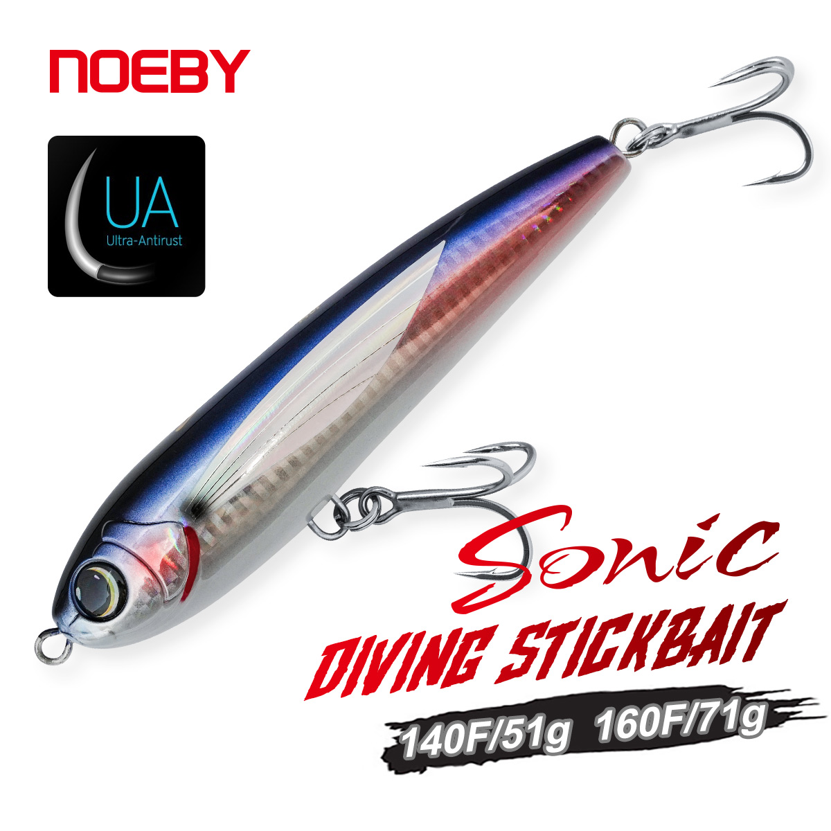 NOEBY Diving Stickbait 140mm 5 - Rain Stick Percussion ulasan dan harga