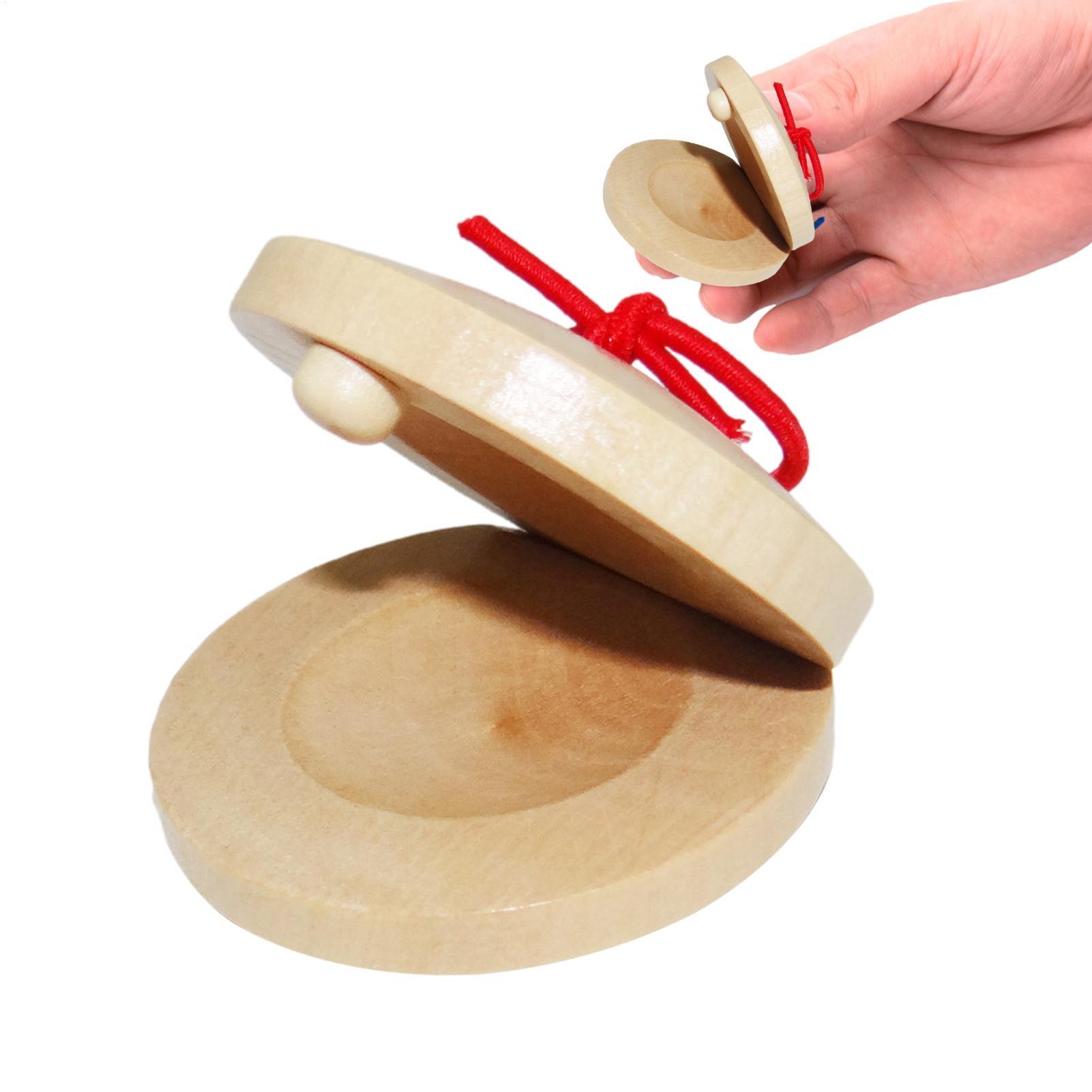 Wooden Castanets Kids Musical  - Musical Instrument Games ulasan dan harga