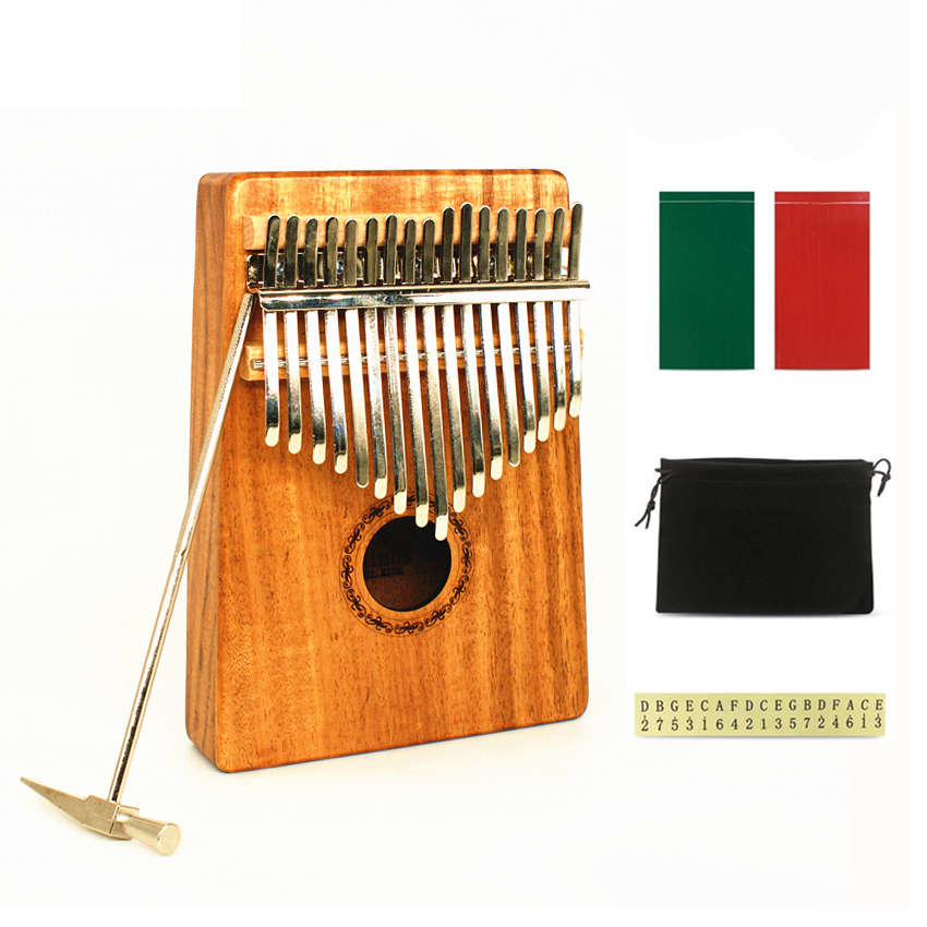 JDR 17 Key Finger Kalimba Maho - Musical Instrument Marimba ulasan dan harga