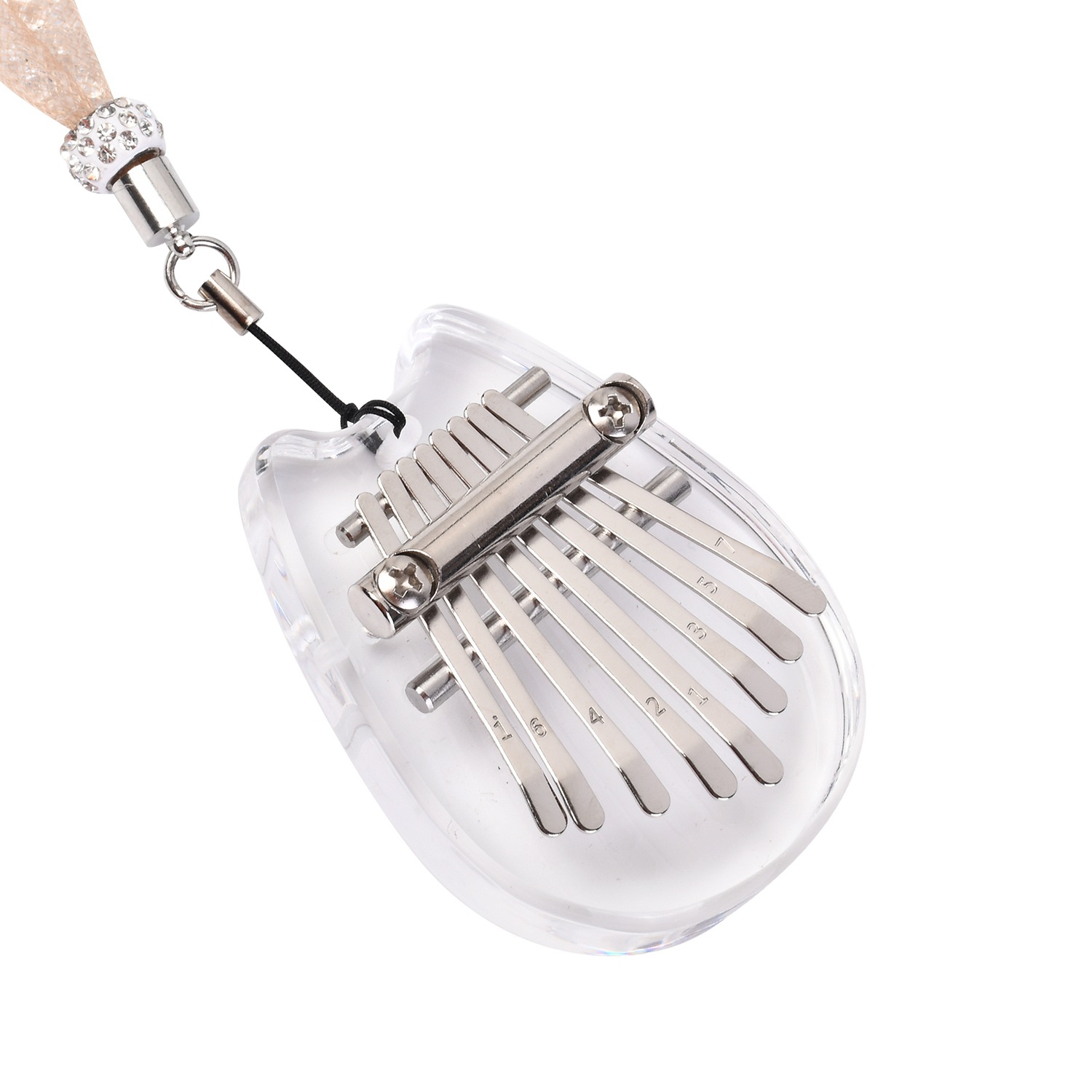 8 Key Mini Kalimba Exquisite F - Musical Instrument Marimba ulasan dan harga