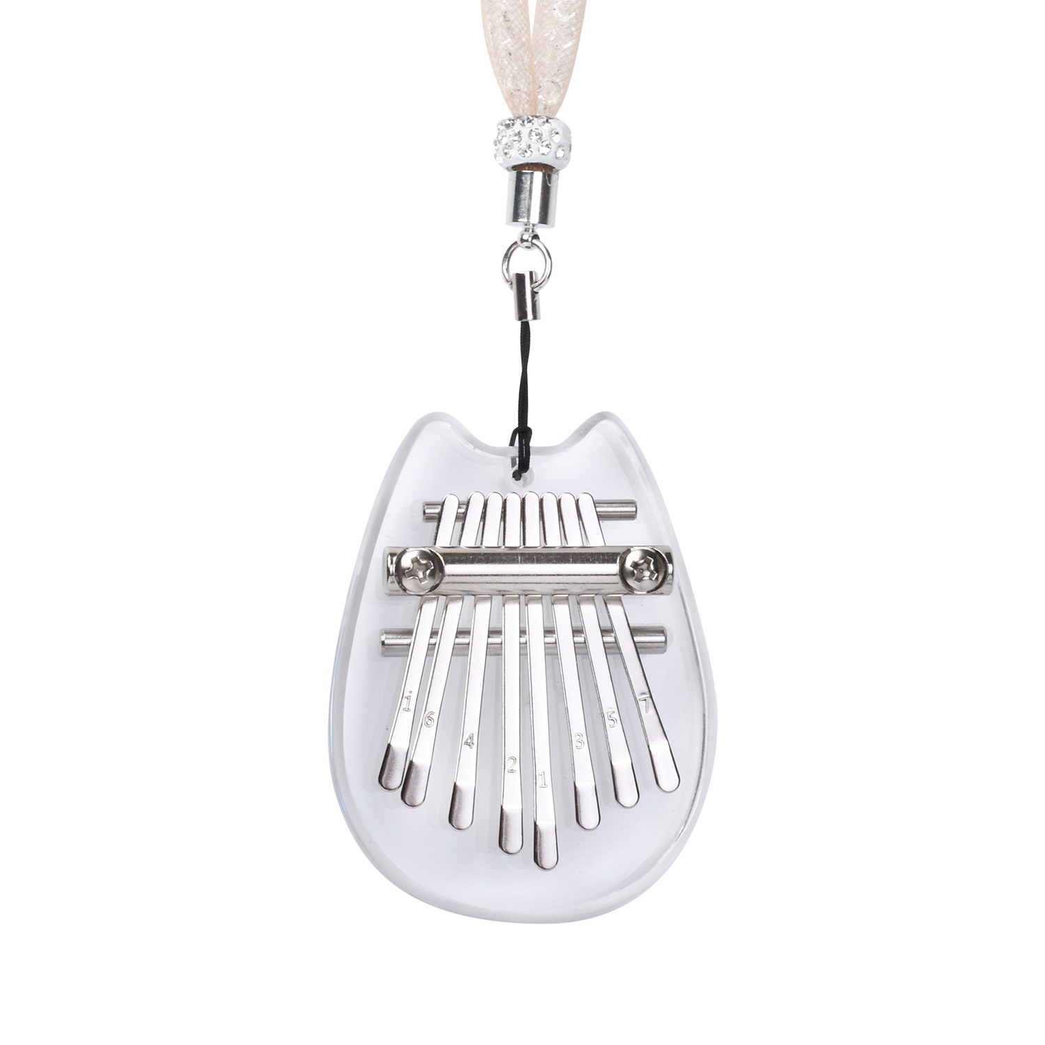 8 Key Mini Kalimba Exquisite F - Musical Instrument Marimba ulasan dan harga
