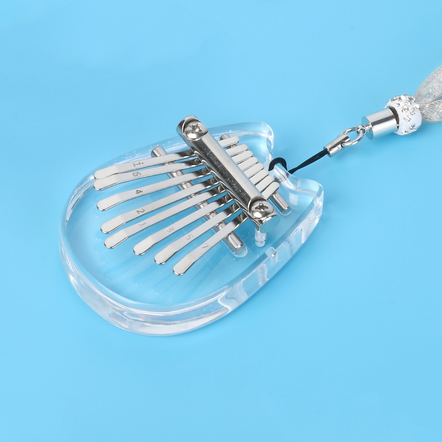 8 Key Mini Kalimba Exquisite F - Musical Instrument Marimba ulasan dan harga