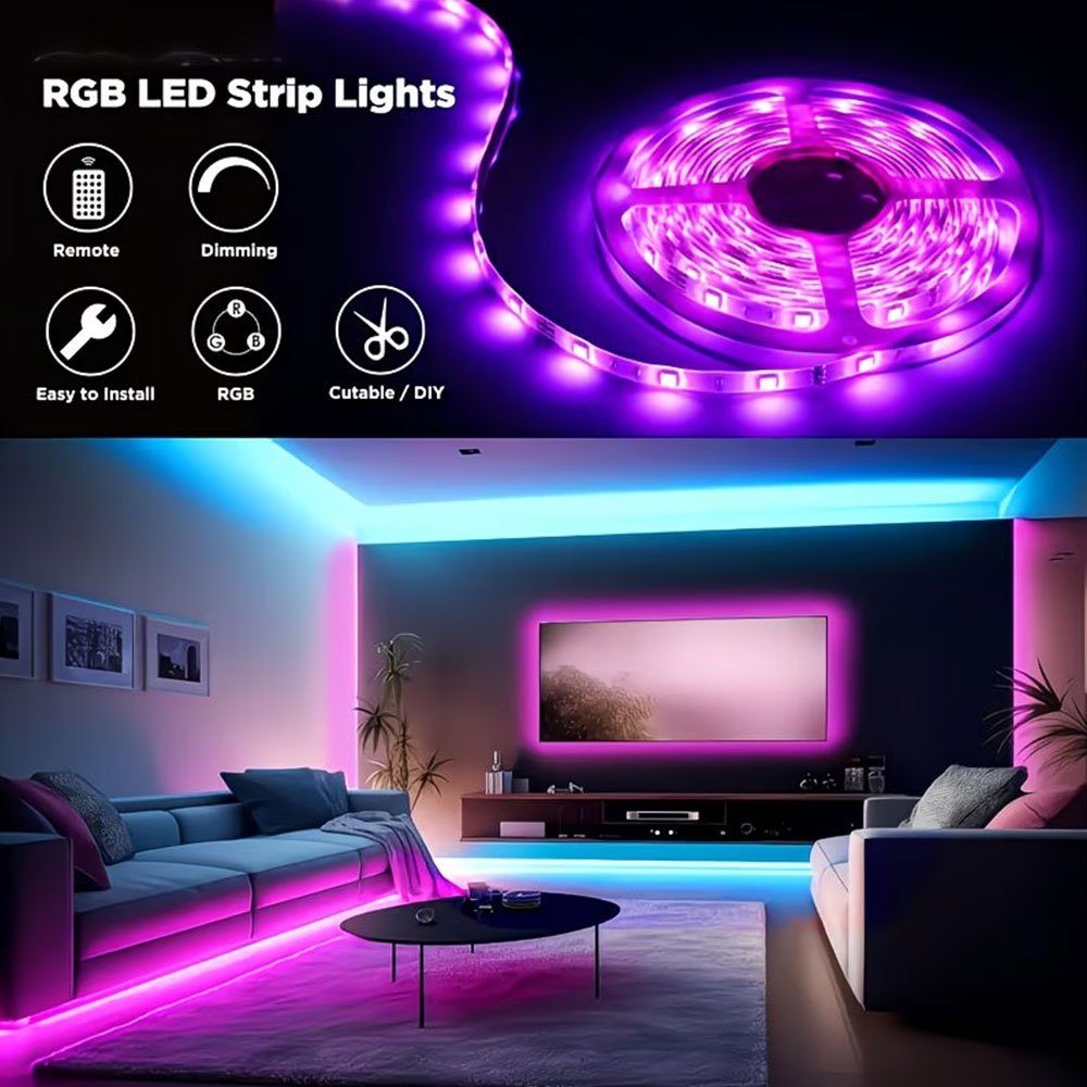 5V LED Strip Lights Dimmable C - Musical Instrument Tuba ulasan dan harga