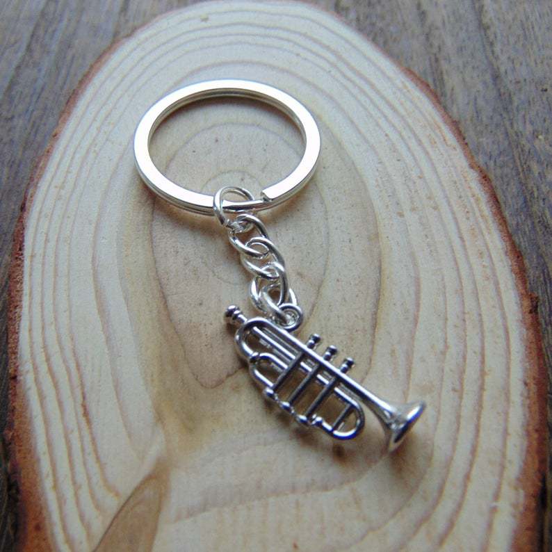 trombone keychain Horn keyring - Musical Instrument Tuba ulasan dan harga