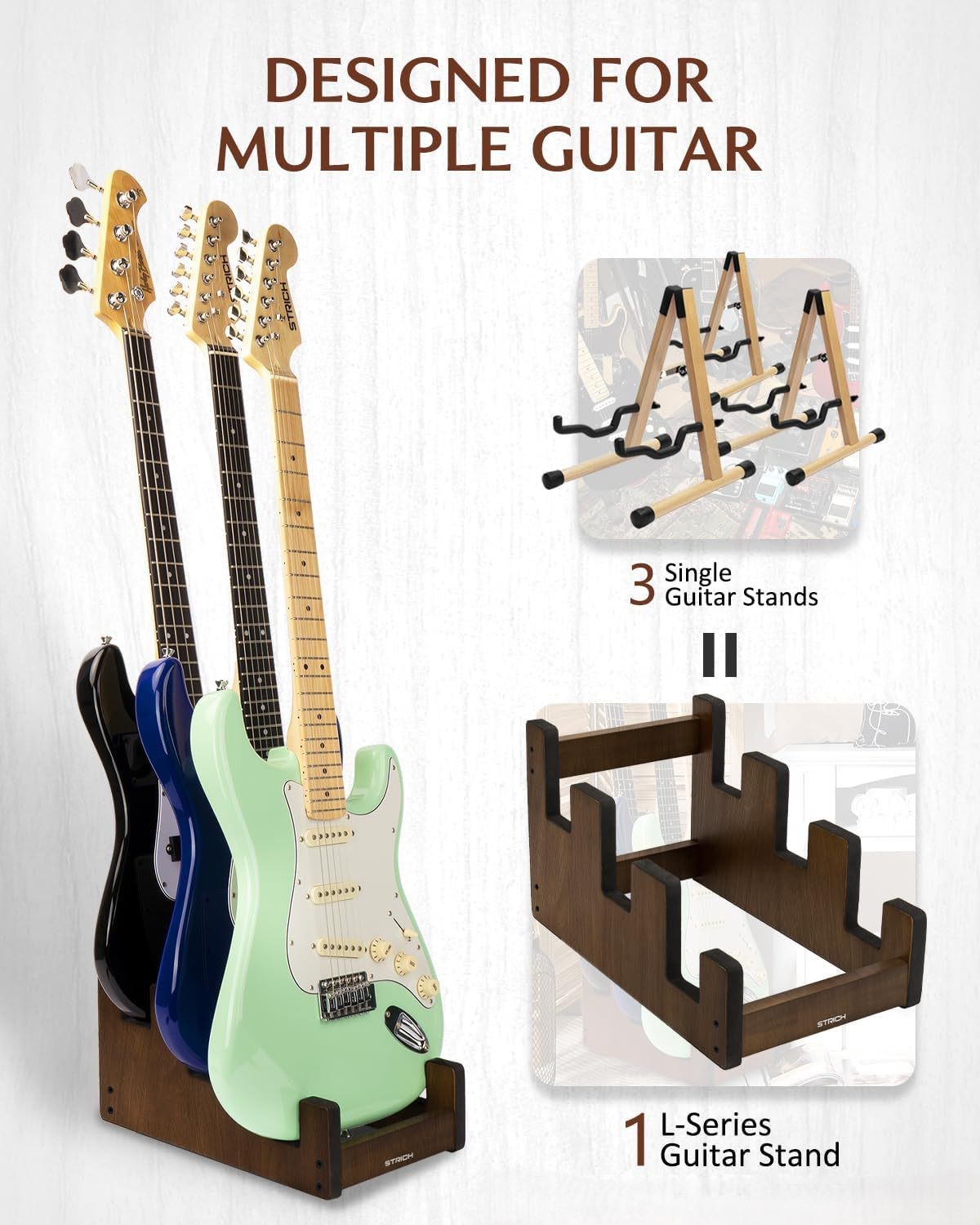Wooden Guitar Step-Style Stora - Musical Instrument Violin ulasan dan harga