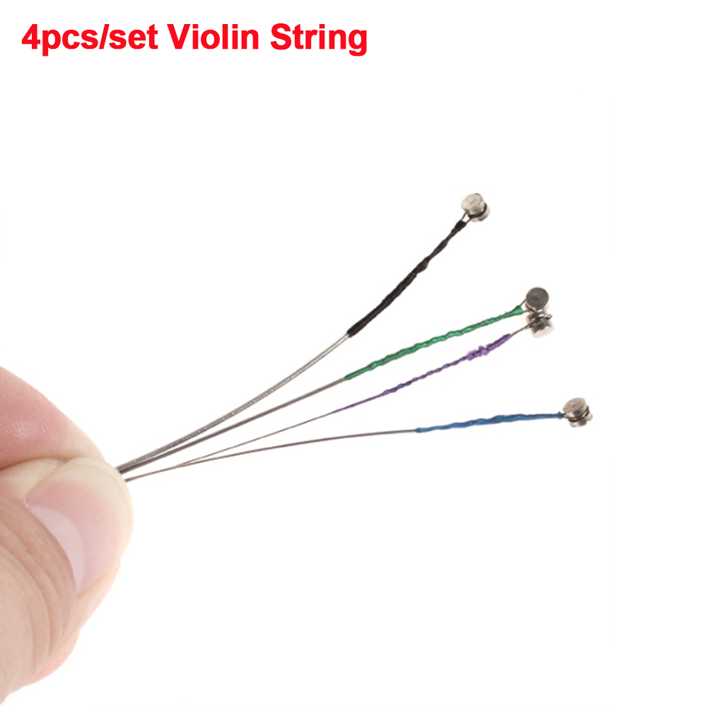 4pcs/set Violin Strings E-A-D- - Musical Instrument Violin ulasan dan harga