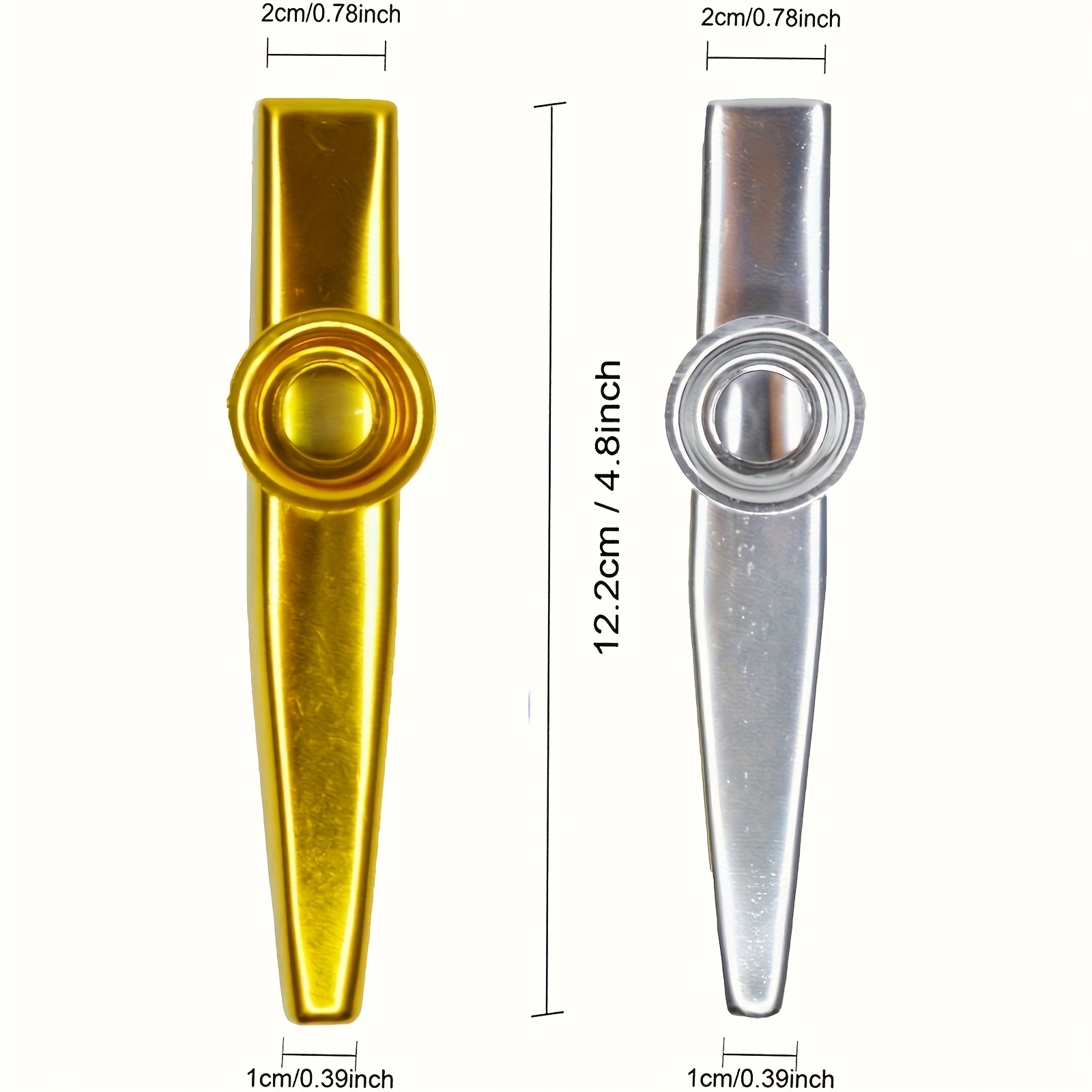 7pcs Metal Kazoos Simple Desig - Musical Instrument Violin ulasan dan harga
