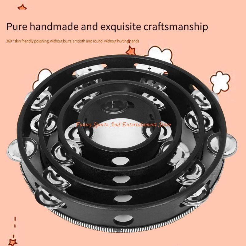 C4DE 4pcs Double Row Bells Tam - Musical Instrument Games ulasan dan harga