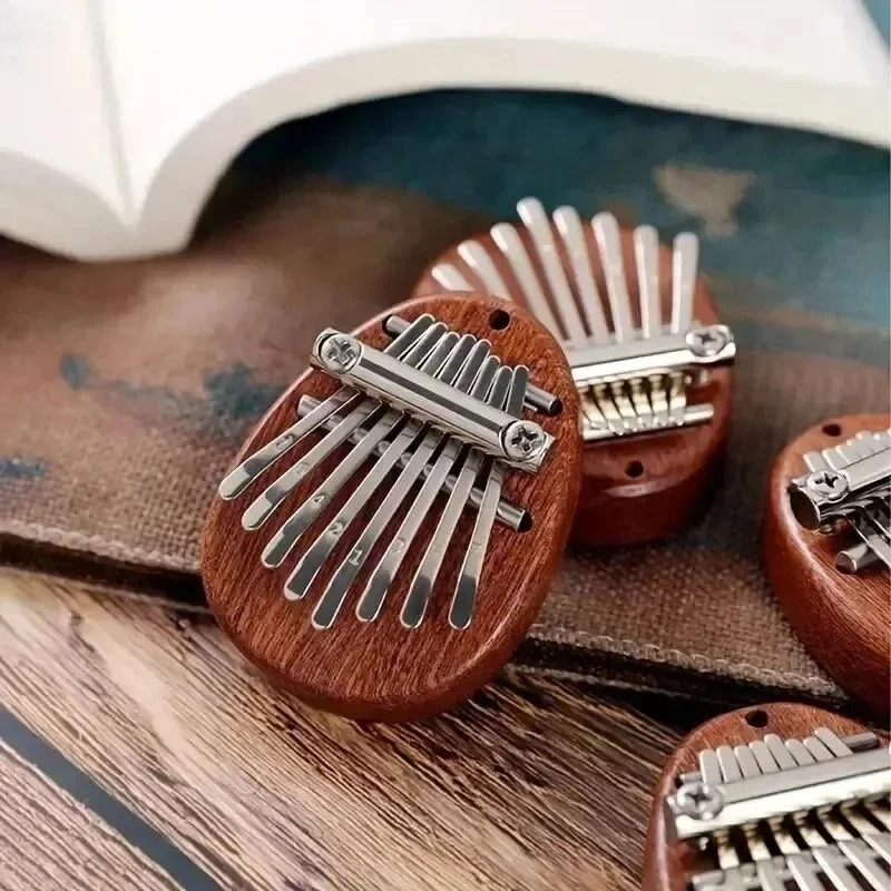 8 Key Mini Wooden Kalimba High - Musical Instrument Marimba ulasan dan harga