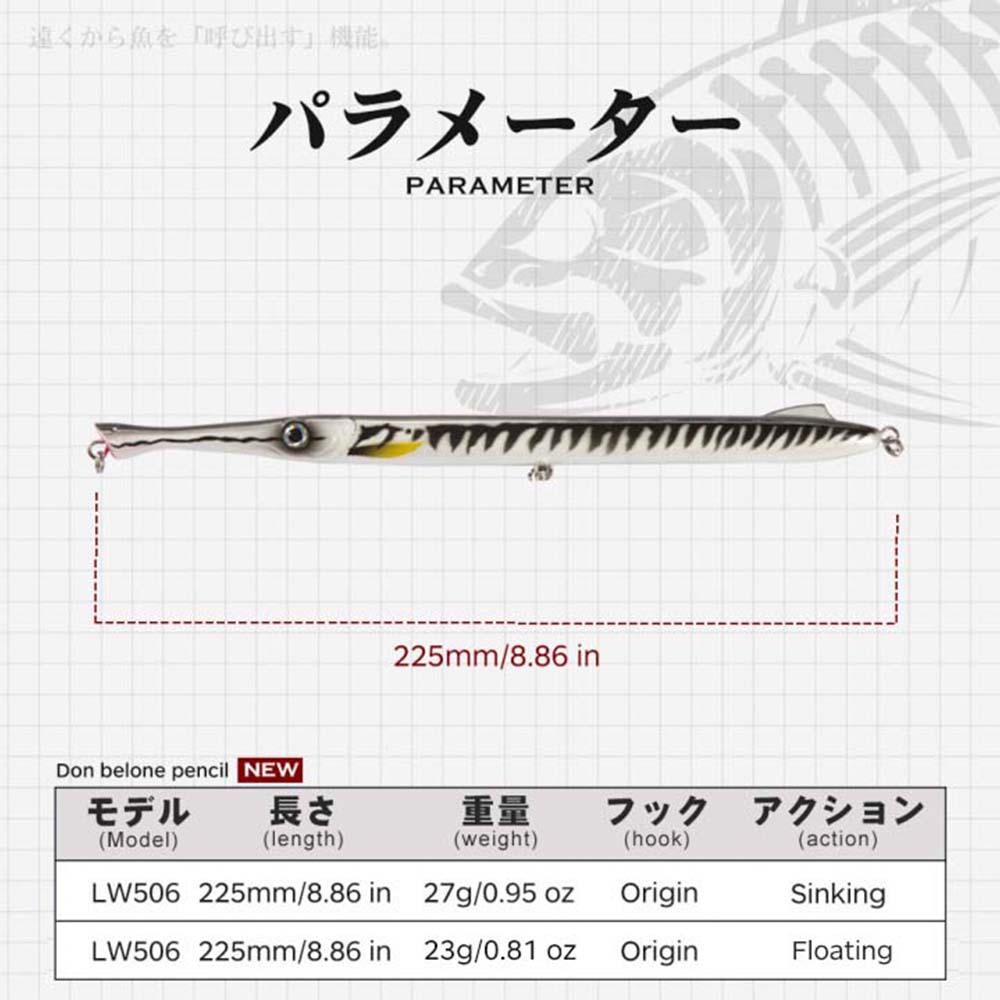 Hunthouse Pencil Fishing Lure  - Rain Stick Percussion ulasan dan harga