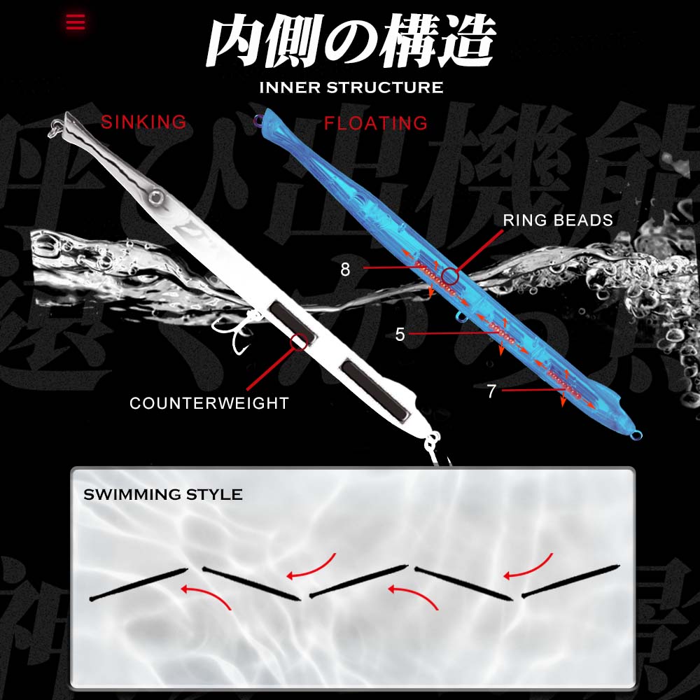 Hunthouse Pencil Fishing Lure  - Rain Stick Percussion ulasan dan harga