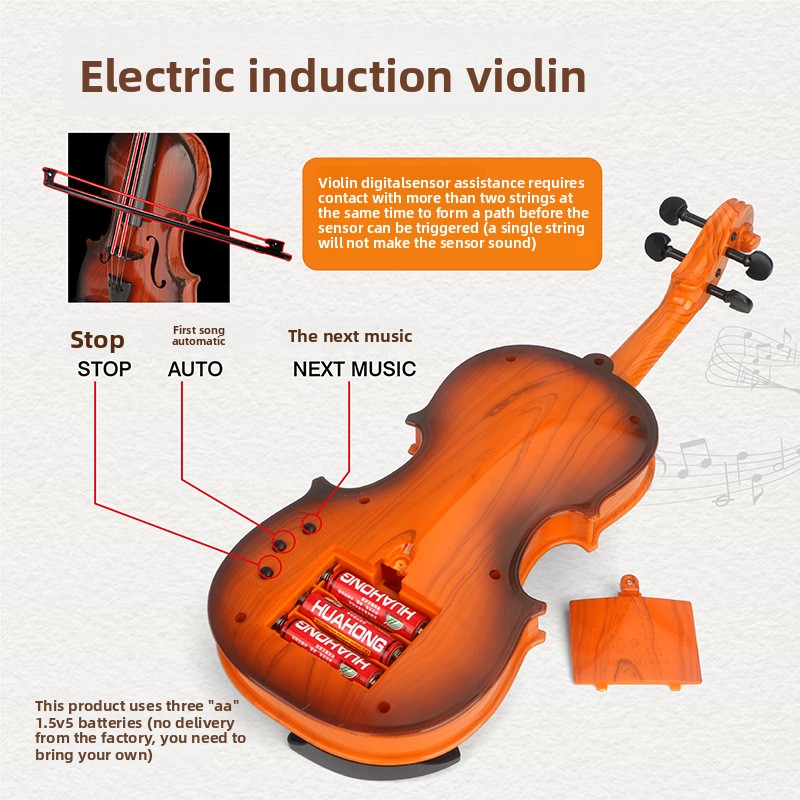 Acoustic Violin Toys Adjustabl - Musical Instrument Games ulasan dan harga